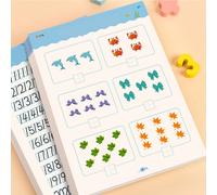 TEMU 2 libros/juego, Libros de Pre- Matemático, Libros de Ejercicios de Aritmética Mental del 0 - Regalo ideal para el aprendizaje