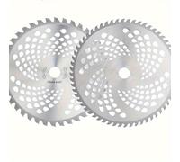 TEMU 2-Pack 40T y 60T Cuchillas de cepillo con punta de , cabezales de corte de 10 pulgadas para desbrozadoras, cuchillas de repuesto universales manuales para cortadoras de césped/desbrozadoras