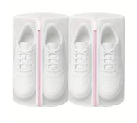 TEMU 2-Pack Bolsa Lavadora para Zapatos de Resistencia, Adecuada para Zapatillas, Ropa , Sostenes, Juguetes - Malla de Panal con Cremallera para Zapatos, Calcetines y Ropa (Compatible con Lavadora)