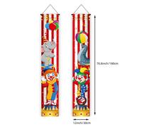 TEMU 2-Pack de estandartes de bienvenida de poliéster para carnaval, 70.8x12 pulgadas, tema de , banderas colgantes, diseño festivo de ratón y , no requiere electricidad, decoración para hogar al
