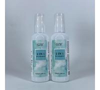 TEMU 2-Pack GZE Champú para pelucas sintéticas, seguro para el color, desenreda, el cuerpo y el volumen, sedosidad hidratante, 100 ml uno