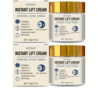 TEMU 2 Paquetes Reafirmante y Lifting Multi-Ingredientes, Crema para el Cuidado de la Piel con Colágeno, Retinol y Niacinamida, Hidratante y Reafirmante, Crema Reafirmante Hidratante de