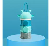 TEMU 2 piezas/1 pieza Dispensador de de 3 capas, Almacenamiento de leche en fórmula portátil de Dispensador Contenedor de alimentos Almacenamiento de alimentos para niños de snacks