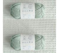 TEMU 2 piezas/ 120 metros/393 pies 50 gramos de lino de mezclado para y verano para hacer crochet y tejido de suéter, bufanda y sombrero.