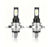 TEMU 2 piezas 9003/H4/HB2 Mini LED Faros de Coche/Luces Antiniebla/Luces de Conducción, 80W, 6000K, Foco Super con 3570, Vida Útil de 50,000 Horas, No Requiere Batería, Plug and Play