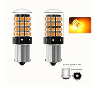 TEMU 2 Piezas Bombilla LED 1156 Súper 7506 BA15S P21W Luz LED de Reemplazo con Proyector para Luz de Atrás, Freno, DRL, Intermitente y Estacionamiento 12V