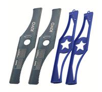 TEMU 2 piezas, Cuchilla Serrada de SK5-13 Pulgadas para Cortacésped y Desbrozadora, Corte Eficiente de y Arbustos, Accesorio de Herramienta de Jardinería, Hoja para Línea de Recortadora