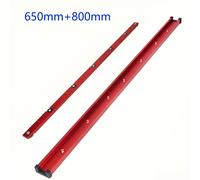 TEMU 2 piezas de 800mm 30 Tipo & 650mm Barra de Inglete Deslizante T-ranura Miter Track Jig Fixture Conector de Ranura de Aluminio para Carpintería Herramientas de Carpintería DIY /Azul/Plateado