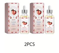 TEMU 2 Piezas de Aceite de Cuidado para Mujeres con de Fresa, y No Irritante que Olores y Picazón. Limpia el Cuerpo, No Es Grasoso, Ideal para Piel , Tono Beige