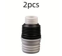 TEMU 2 Piezas de Adaptador Reductor de Tubería de Drenaje, 1 Junta, Compatible con Aberturas de Tubería de Drenaje de 22mm/0.866in - 32mm/1.26in de Diámetro Interior