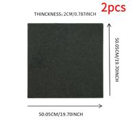 TEMU 2 Piezas de Almohadillas de Filtro para Acuarios de Densidad - Comprimibles y Cortables, Residuos y Desperdicios, Mejora la del Agua, Filtración Mecánica No Eléctrica