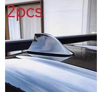 TEMU 2 Piezas de Antena de Tiburón - Compatible con la Mayoría de Modelos, Cubierta Decorativa Exterior, Accesorio para Auto, Estilo de Vehículo, Diseño Elegante, Material Duradero