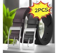 TEMU 2 piezas de cinturón de hebilla de pasador para mujer - Diseño de hebilla de pasador de moda, varios colores disponibles, elegante, combinación para el uso diario.