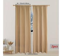 TEMU 2 piezas de cortinas gruesas aisladas para invierno, cortinas de sonido a prueba de y frío, cortinas de viento y ruido, decoración de la casa, cortinas de división de ventanas
