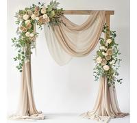 TEMU 2 Piezas de Cortinas para - Tela de Poliéster Transparente 74 cm x 3 m, Elegante para , y Despedidas de Soltera - Decoración y Duradera para , Estilo | Pieza Versátil para Decoraciones de Boda
