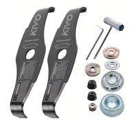 TEMU 2 Piezas de Cuchillas para Cortacésped en Acero al Carbono - 4mm Gruesas con Afilados, Diseño y Protector Ideal Para Y . Compatible Con Motocultores Desbrozadoras, ¡ Hardware Fácil Instalar!