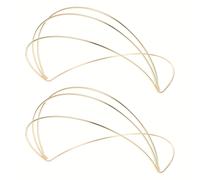 TEMU 2 piezas de de 4 capas, DIY, base de corona floral, , accesorios de cabeza Hanfu, electroplated KC dorado