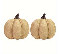 TEMU 2 piezas de de lino de 10cm/3,93in - Decoración festiva de otoño para Acción de Gracias, Halloween o festivales de - Uso interior/exterior - No requiere electricidad