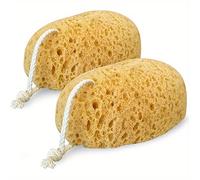 TEMU 2 Piezas de Esponja de Baño Revitalizante de - Exfoliante de Panal para Piel - Espuma , Diseño - Limpieza Profunda y Nutrición de la Piel