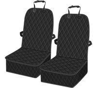 TEMU 2 piezas de fundas de asiento delantero para coche para perros, protectores de asiento de coche para mascotas, fundas de asiento antideslizantes y antidesgarraduras para coches, camiones y SUVs.