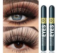 TEMU 2 piezas de HUASURV, rímel de , para alargar, engrosar y dar forma, fórmula multi- , resistente a las manchas, maquillaje de larga duración para principiantes, ojos azules, HS4130