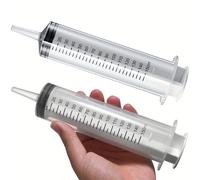 TEMU 2 Piezas de Jeringas Grandes de 150 ml, Inyectores de Plástico para Científico, Jardín e Industrial para / y Rellenar con Filtración - Herramienta Práctica Multiusos