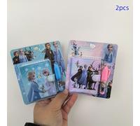 TEMU 2 piezas de Libreta Portátil Disney Frozen Princesa Elsa con Bolígrafo Atómico, Mini Cuaderno para Bolsillo - Regalos de Conferencia y Recompensas para en
