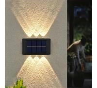 TEMU 2 Piezas de Luces Solares LED para Exteriores con Iluminación, Lámparas Solares Para Cercos en Jardines, Patios, Garajes y Albercas - Linternas Inteligentes Solar