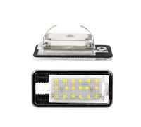 TEMU 2 piezas de Luz de Matrícula LED para Audi A3 A4 S4 RS4 B6 B7 A6 RS6 S6 C6 S5 Q7 A8 S8 , Lámpara de Matrícula Libre de Errores Canbus