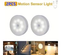 TEMU 2 Piezas de Luz Nocturna con Sensor de Movimiento y Carga USB, LED Adhesivo para Emergencias en RVs, Dormitorios e Interior del Automóvil