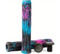 TEMU 2 piezas de manillares para scooter con empuñaduras suaves, 150/165/180 mm, líneas fáciles de cortar, ideales para scooters profesionales y bicicletas BMX