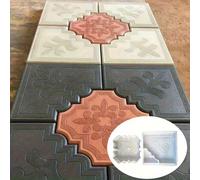 TEMU 2 Piezas de Moldes para de Cemento, Moldes para Piedras de Paso de Cemento para Hermosas Losas de en tu Jardín y Patio, Combinación Ideal para Decoración DIY de Jardines y Escalones