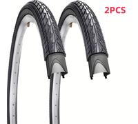 TEMU 2 piezas de Neumáticos de Repuesto de Goma Duraderos de 26"x1.75" para Bicicletas Híbridas, de Carretera y de - de Rodadura , Resistentes al , a Ruedas de 26" con Inflado Fácil