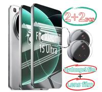 TEMU 2 piezas de película de gel hidratante de + 2 piezas de película de lente de Protector de pantalla y protector de lente para Xiaomi 15 Ultra, 15 Pro, 15, 14T, 14T Pro, 13T, 13T Pro, 14 Ultra, .