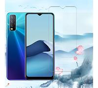 TEMU 2 piezas de Película Templada para Teléfono Móvil 9H, HD, Anti-huellas, Antipolvo, Anticaída, Adecuada para VIVO Y33/Y32/Y76 5G/Y21/Y52 5G/Y72 5G/Y20 2021