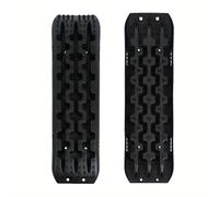 TEMU 2 piezas de placas de recuperación, alfombrillas de , alfombrilla de agarre, alfombrilla de , escalera de neumáticos de nieve, placas de arena para autocaravana, coche, camión, negro