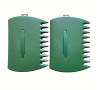 TEMU 2 piezas de recogedores de hojas - Rastrillos de - Grandes agarraderas de plástico para jardín para recoger hojas, recortes de , escombros - Juego de herramientas manuales de jardinería duraderas