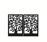 TEMU 2 Piezas de Sujetalibros de Metal Estilo Moderno - Elegante Soporte para Libros para Escritorio y Estantería, Resistente y Antideslizante (¡Descuento!)