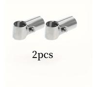 TEMU 2 piezas de T-Clips de Acero Inoxidable de 25mm para Vallas de Cadena - Tapas Redondas Duraderas con Tornillo y Tuerca, Ideales para Proyectos de Vallas
