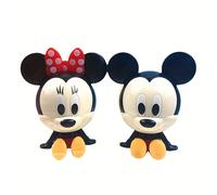 TEMU 2 piezas/Disney Mouse y Minnie Mouse, figura de dibujos animados, juego de muñecas, decoraciones de fiesta, juguetes, adornos, regalos de vacaciones para , regalo de exquisito.