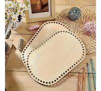 TEMU 2 piezas, ganchos de crochet de madera para base de cesta, manualidades y decoración del hogar