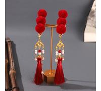 TEMU 2 piezas - Horquilla con borla larga y sufijo de abeja , accesorios para el cabello estilo chino , accesorios de chino, accesorios para peinados de Año , fiestas y festivales musicales, regalos