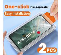 TEMU 2 piezas, instalación de eliminación de polvo de un solo , protector de pantalla de , vidrio templado, adecuado para Xiaomi 14 13 TP Pro/Pro/Ultra, 15 Pro/Ultra