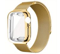 TEMU 2 piezas/juego Correa + TPU para pulsera de reloj Apple Watch 46mm, 44mm, 45mm, 49mm, 42mm, 40mm y 41mm con protector de pantalla para iWatch Serie 10, 9, 7, 6, SE, 8 Ultra