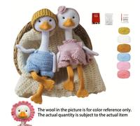 TEMU 2 Piezas Kit de Crochet para Principiantes - Tutorial , Manualidades DIY para Adultos, Decoración del Hogar, y Fiestas, Diseño Divertido | Instrucciones en PDF Fáciles de , Artesanías Festivas