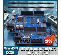 TEMU (2 piezas) Placa de Desarrollo Nano UNO R3 --- Microcontrolador Atmega328P con , Módulos de Componentes Electrónicos Premium para Uso Industrial, Maker y Automatización del Hogar, de Sensor