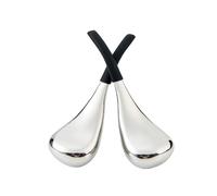 TEMU 2 Piezas Rodillo Facial de Acero Inoxidable para Relajación y Masaje Facial - Cuidado de la Piel Adecuado para Mujeres y Hombres, Beige , Uso en Casa, Spa y Masajeador de Belleza