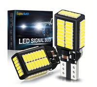 TEMU 2 piezas W16W T15 LED T16 bombilla Canbus sin errores de respaldo reverso bombillas LED luces de coche luces de freno luz de parada blanca 12V super , sin batería