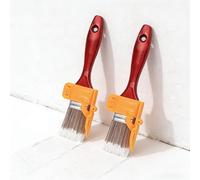 TEMU 2 pinceles, mango de plástico duradero, herramienta de pintura multifuncional para , pared, ventana y de techo, , herramienta divisor de recorte de pintura de látex