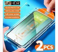 TEMU 2 protectores de pantalla 8K antipolvo para Xiaomi Poco X7 X6 F7 Ultra F6 Pro X5 X4 GT M5S F3 F4 F5 HD con revestimiento oleofóbico para POCO M4 Pro 5G C65